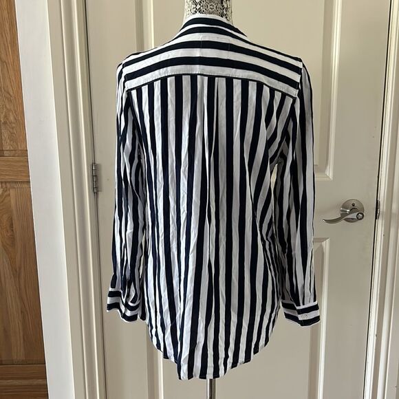 Rails large collette navy and white striped sailor blouse - Picture 8 of 13